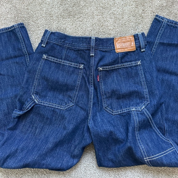 Levi’s Carpenter Women Dark Wash 26x27 Blue Boy Jeans - Picture 7 of 7